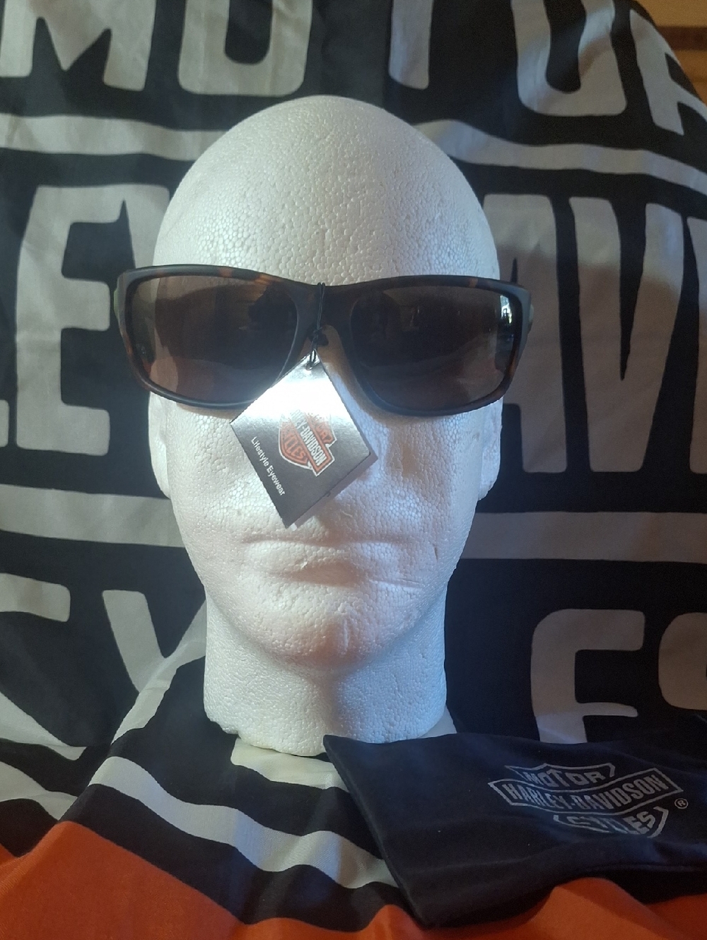 NWT Harley-Davidson Men’s Matte Brown Frame Brown Lens Sunglasses